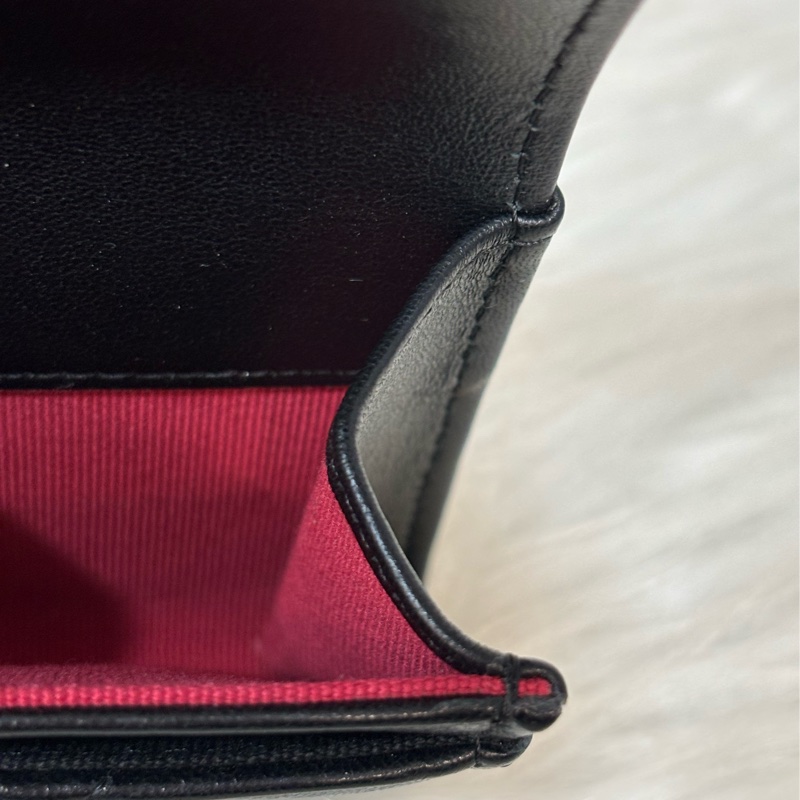 CHANEL AP1790 19系列 黑色羊皮 金釦 信用卡夾 零錢包 名片夾 錢包-34