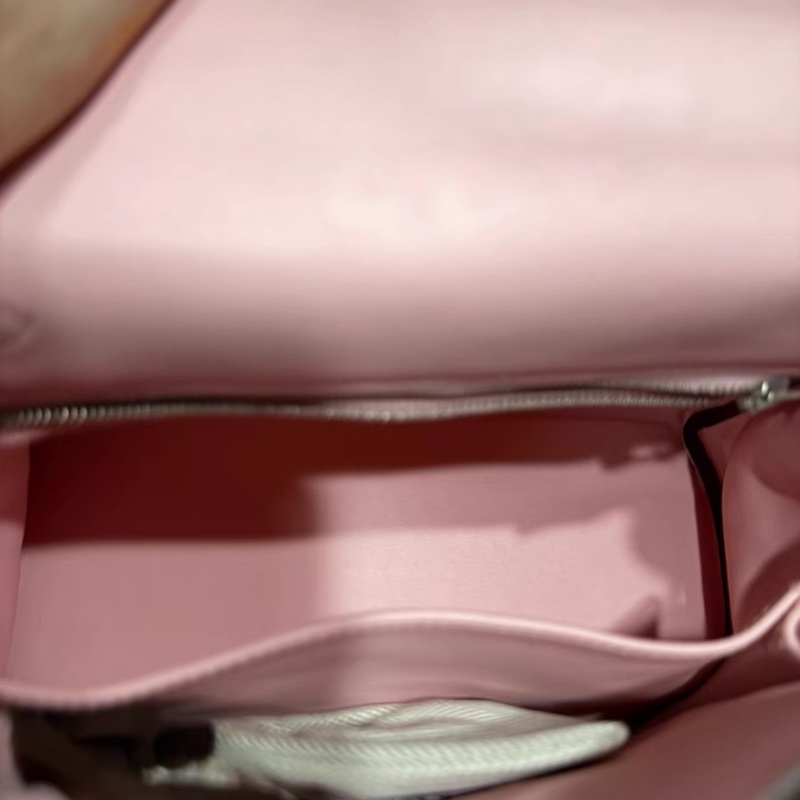 Hermes 櫻花粉Kelly25,T刻閒置品,保存很好-3