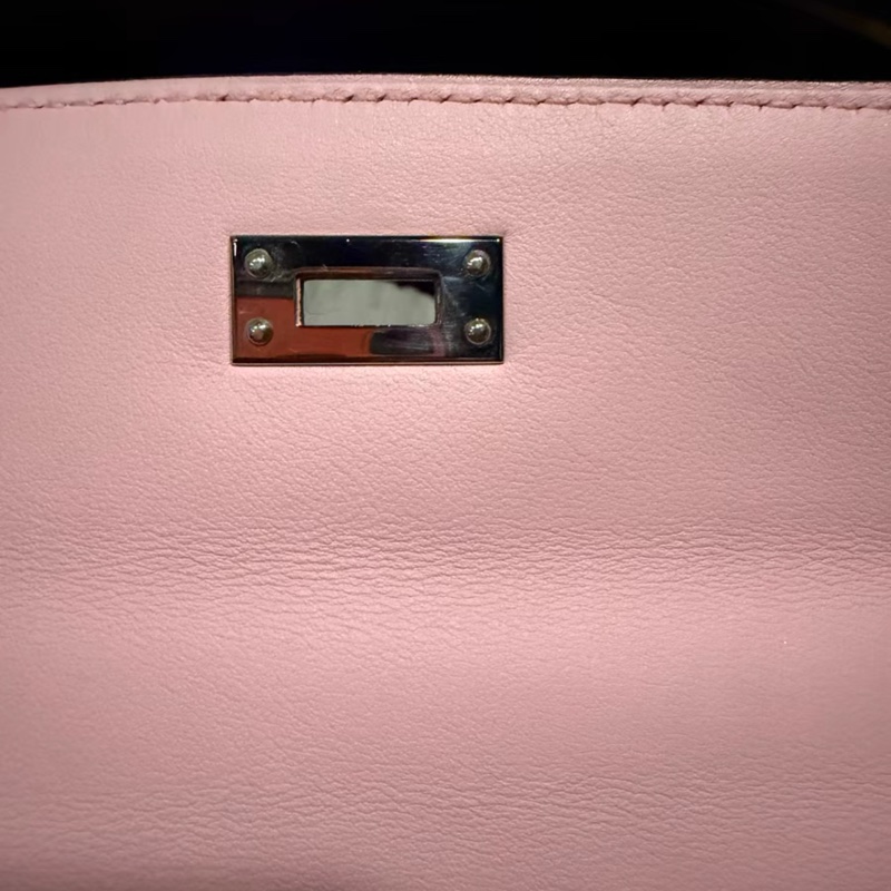 Hermes 櫻花粉Kelly25,T刻閒置品,保存很好-4