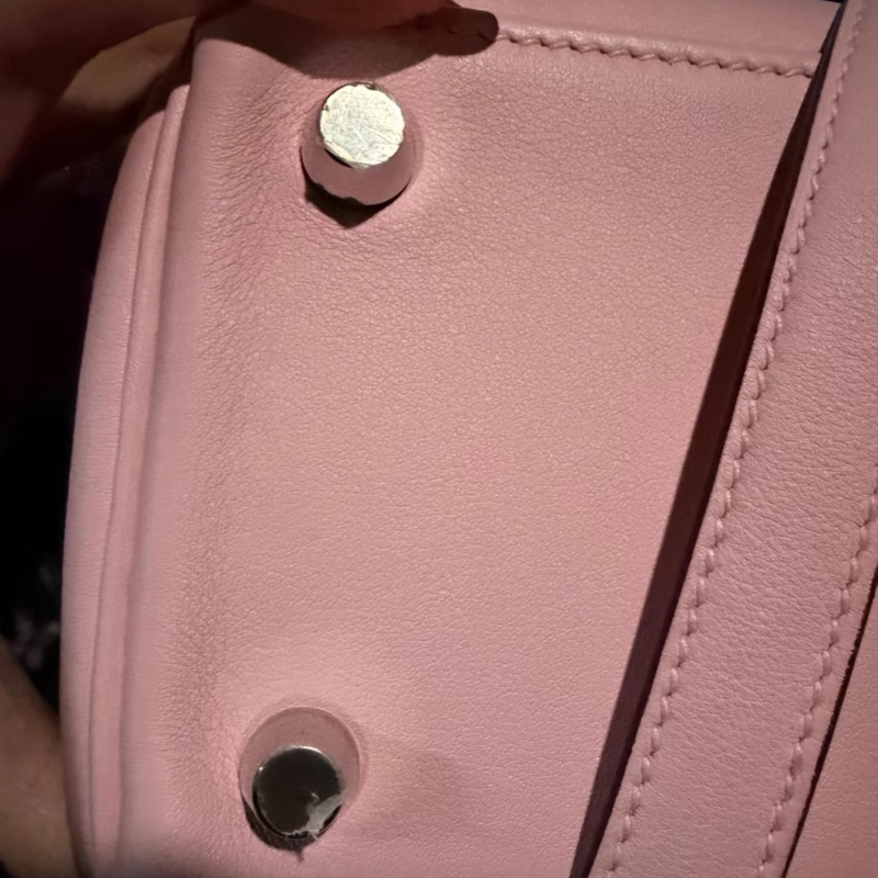 Hermes 櫻花粉Kelly25,T刻閒置品,保存很好-5