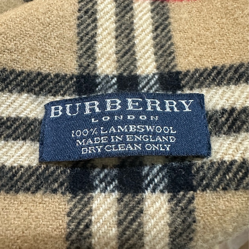 Burberry 經典格紋羊毛圍巾-13