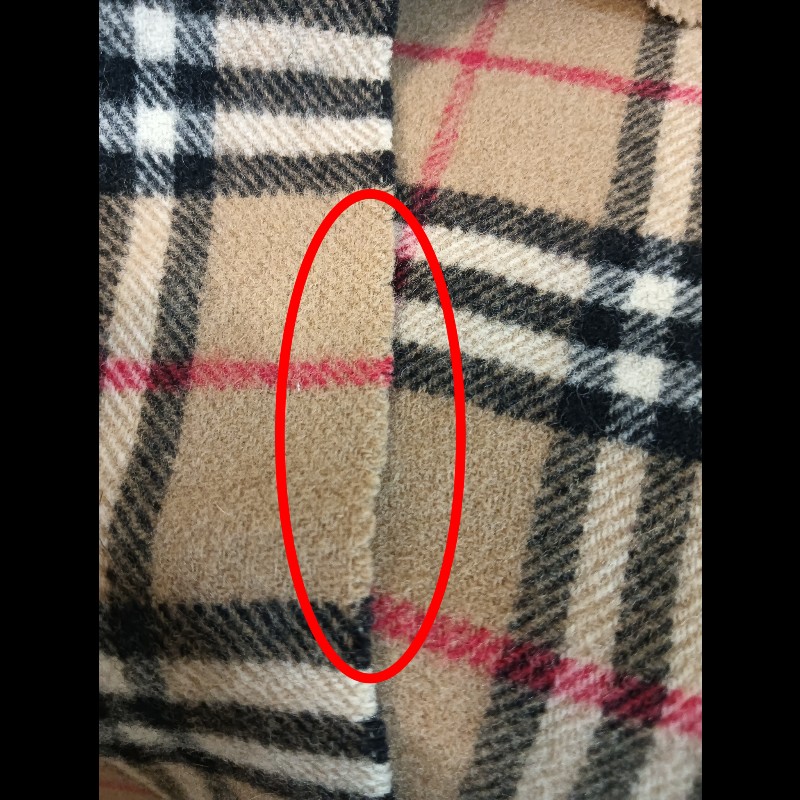 Burberry 經典格紋羊毛圍巾-15