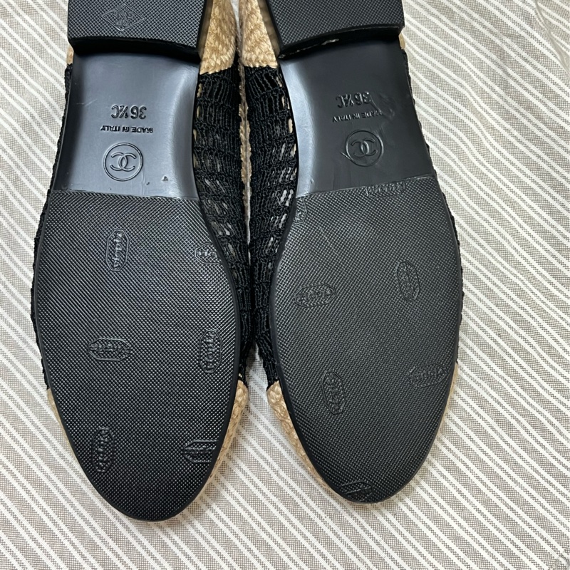 香奈兒 Chanel 25年春夏 拉菲草編娃娃鞋-6