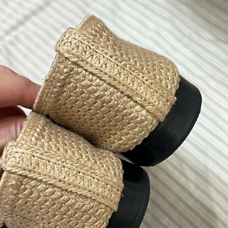 香奈兒 Chanel 25年春夏 拉菲草編娃娃鞋-12