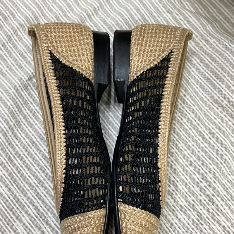 香奈兒 Chanel 25年春夏 拉菲草編娃娃鞋-15