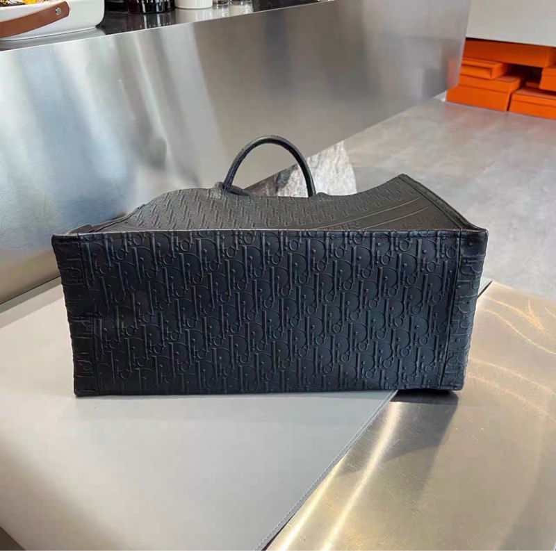 絕美包款😍Dior全皮black tote大號托特包手提包🖤-4