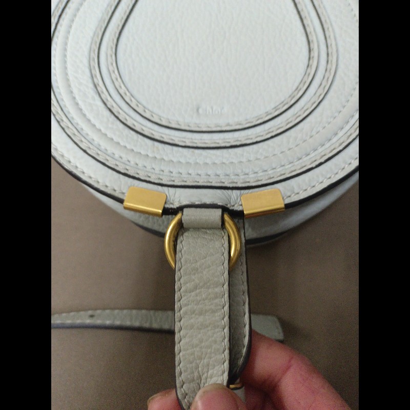 chloe 水藍色mini鈴鼓包-1