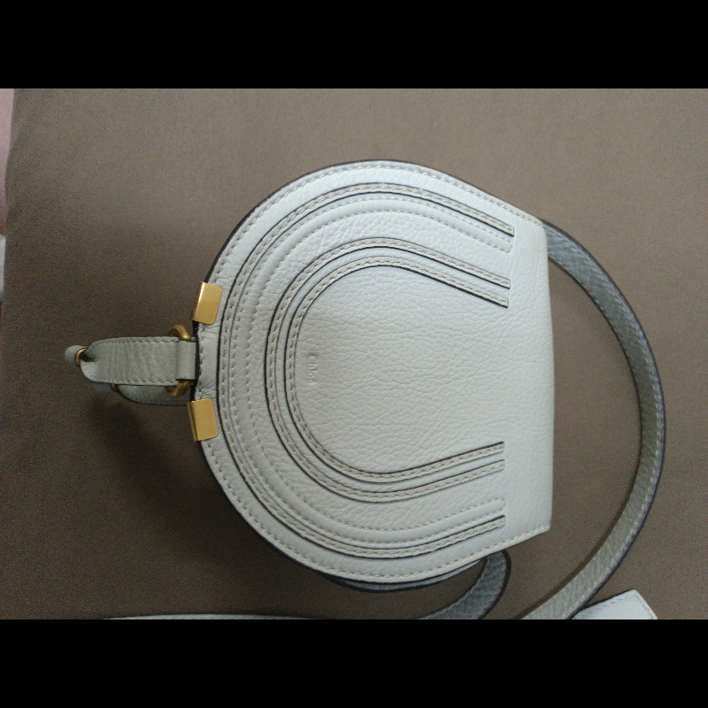 chloe 水藍色mini鈴鼓包-2