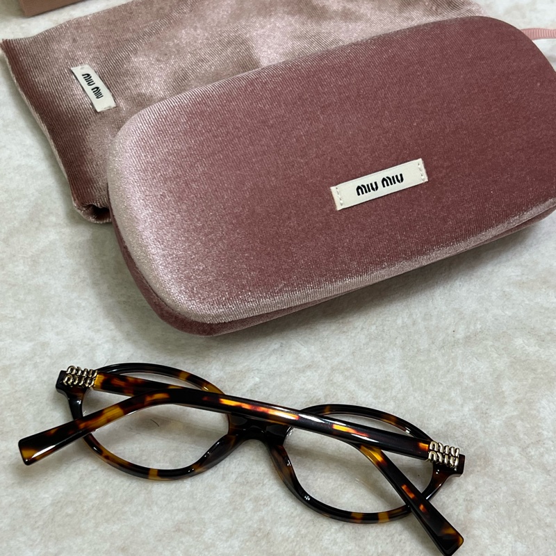 Miumiu書呆子平光眼鏡-1