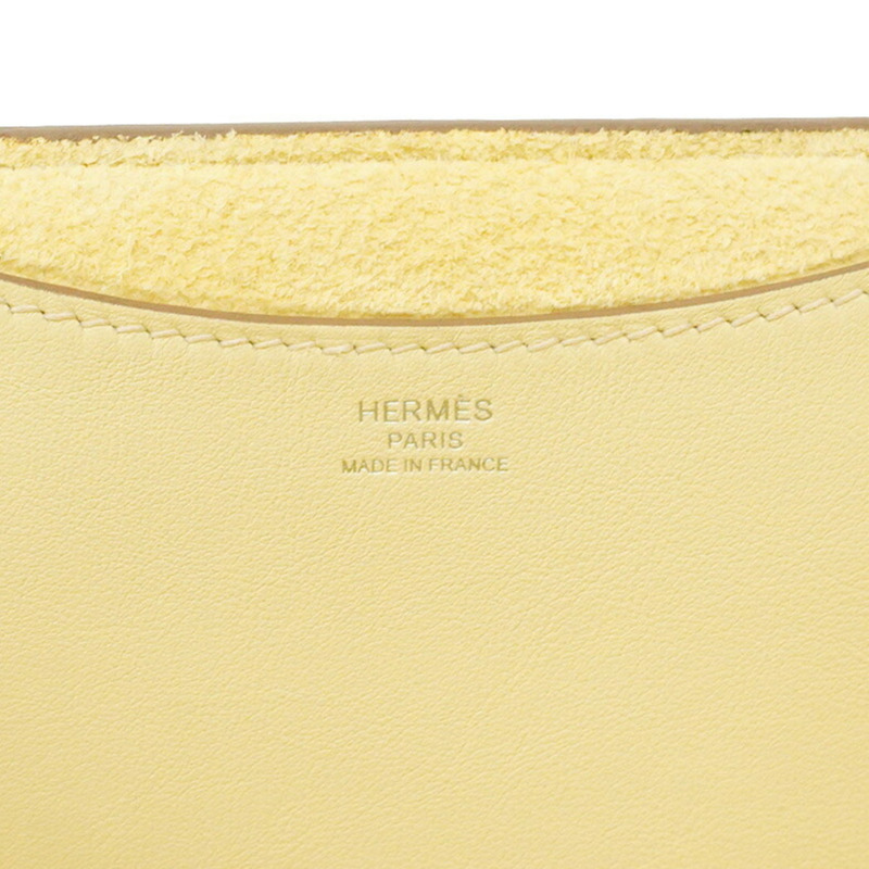愛馬仕 Hermès In the Loop 23 手提包,Taurillon Clemence 皮革,黃色 Milton W 印記,女士,P1999459-4