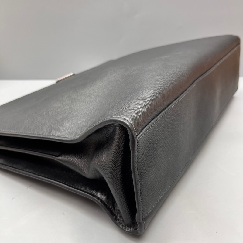 98新Prada 黑色十字紋休閒公文包 尺寸40*29-4