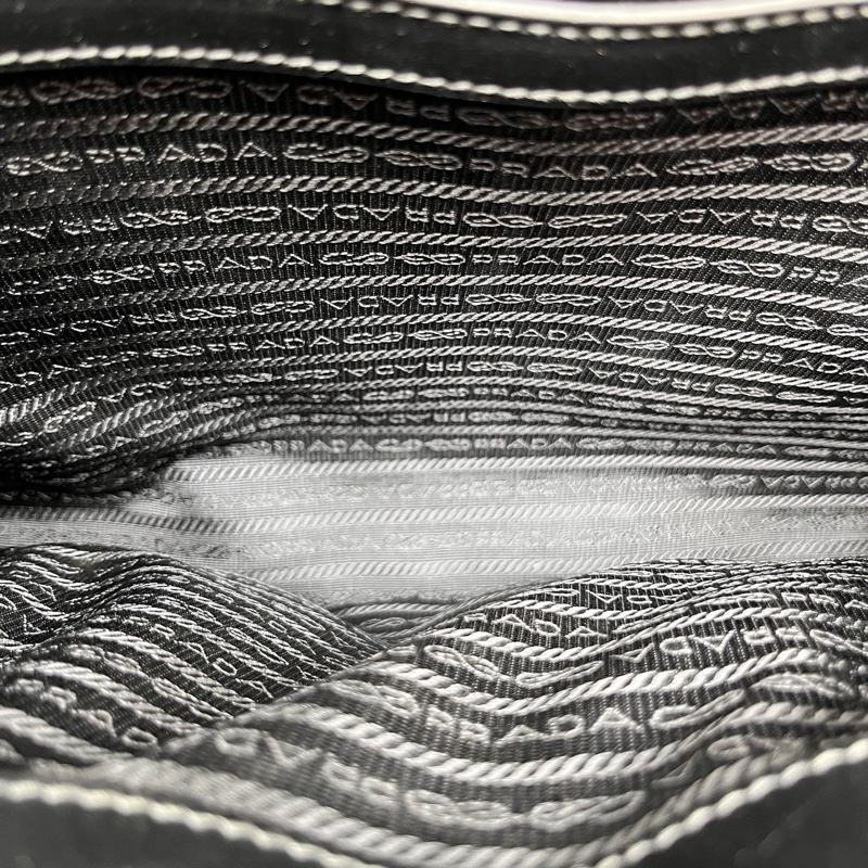 98新Prada 黑色十字紋休閒公文包 尺寸40*29-8