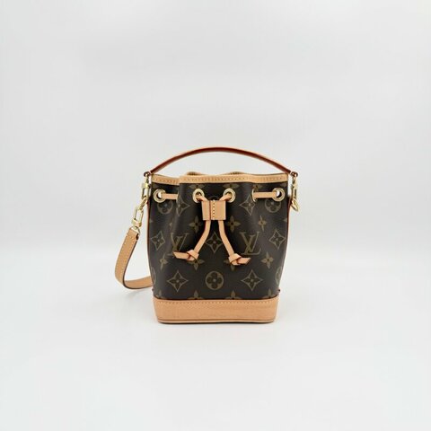 Louis Vuitton - LV 原花Nano Noé小水桶包