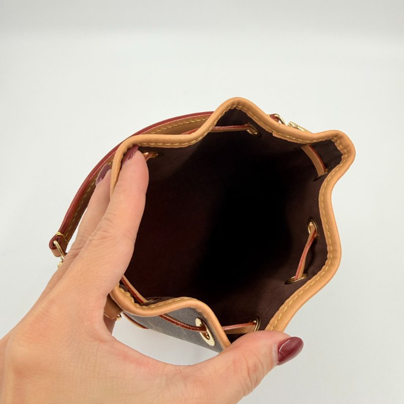 Louis Vuitton - LV 原花Nano Noé小水桶包-16