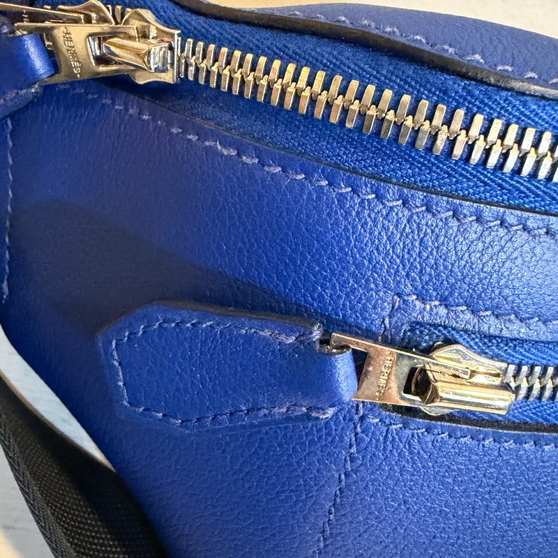 Hermes✨藍色胸包腰包 C刻-2