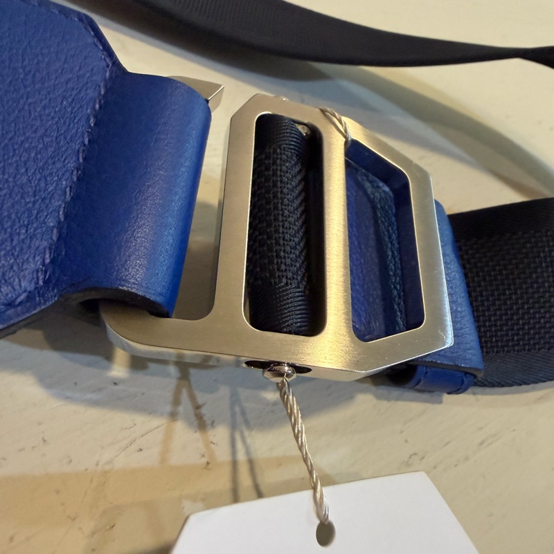 Hermes✨藍色胸包腰包 C刻-12