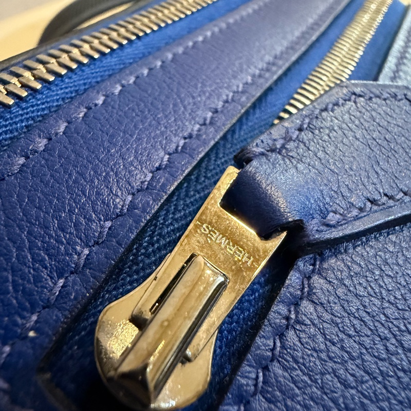 Hermes✨藍色胸包腰包 C刻-14