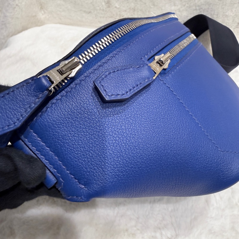 Hermes✨藍色胸包腰包 C刻-13