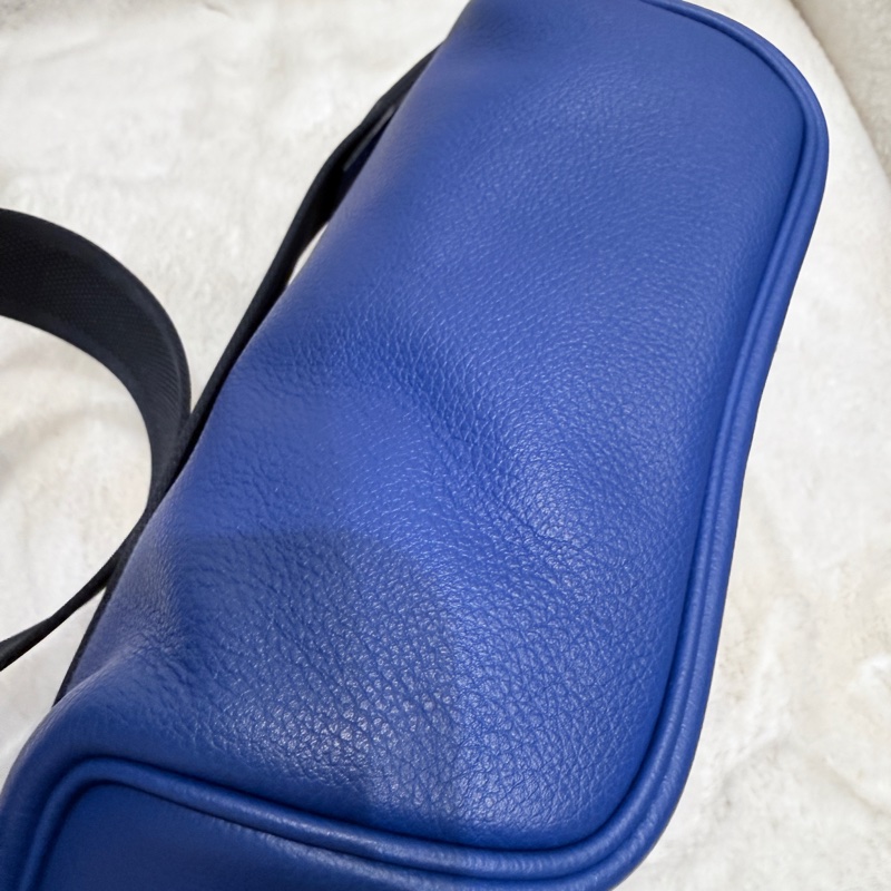 Hermes✨藍色胸包腰包 C刻-24