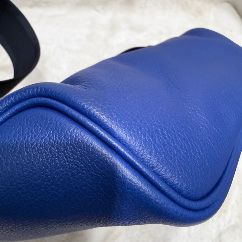 Hermes✨藍色胸包腰包 C刻-25