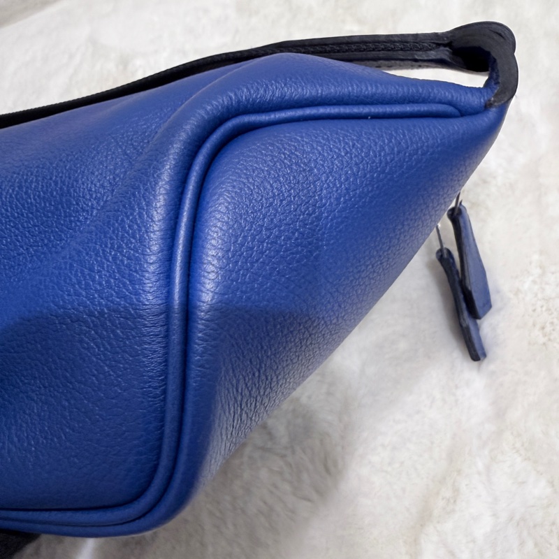 Hermes✨藍色胸包腰包 C刻-27