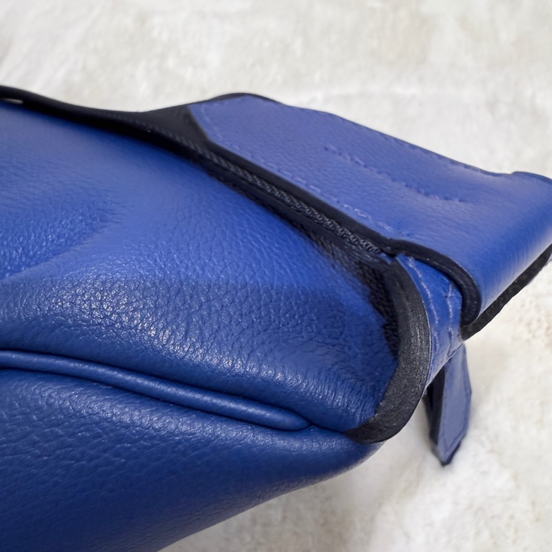 Hermes✨藍色胸包腰包 C刻-28