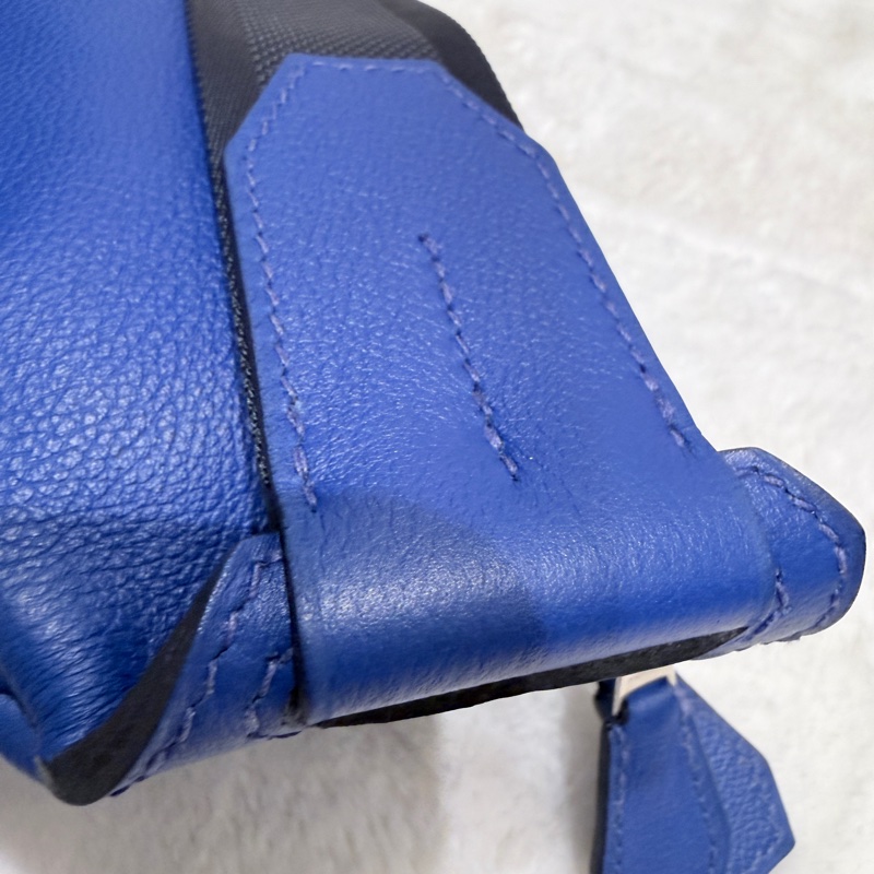 Hermes✨藍色胸包腰包 C刻-29