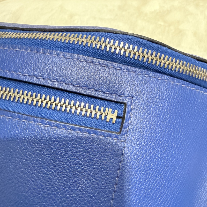 Hermes✨藍色胸包腰包 C刻-30