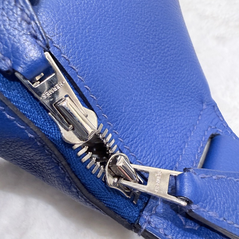 Hermes✨藍色胸包腰包 C刻-33