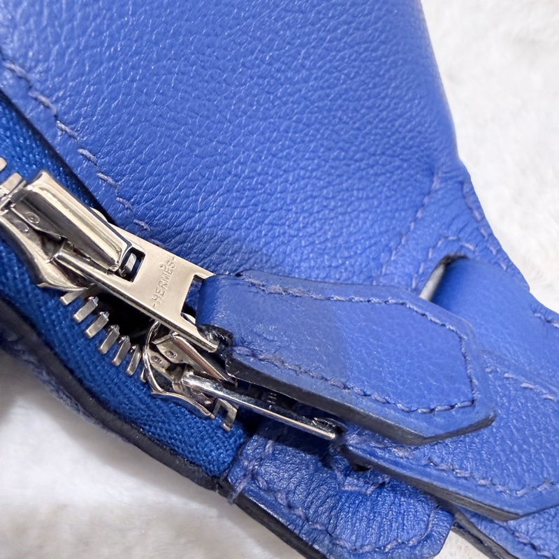 Hermes✨藍色胸包腰包 C刻-34