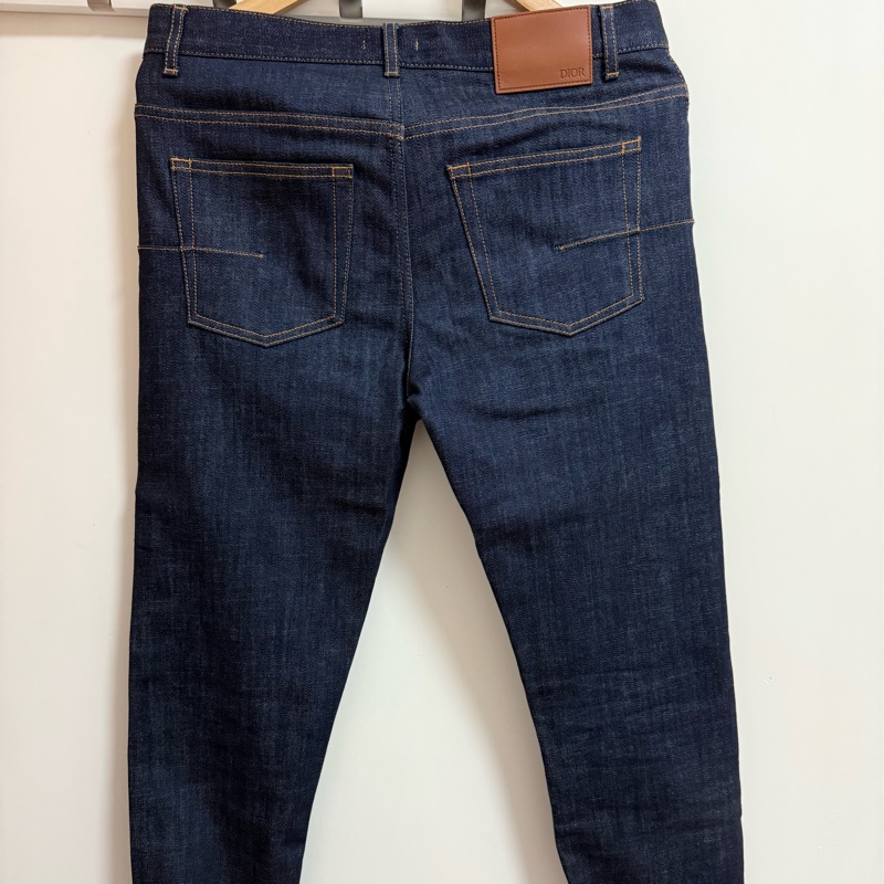 Dior blue oblique slim denim jeans 30 牛仔褲-2