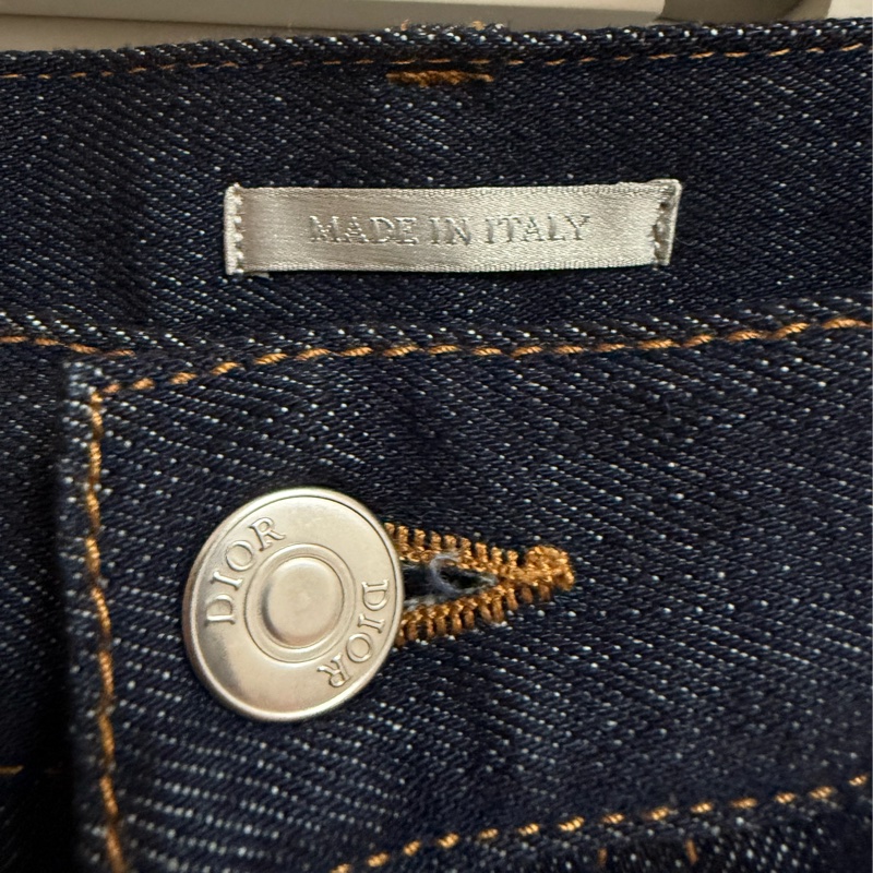 Dior blue oblique slim denim jeans 30 牛仔褲-3