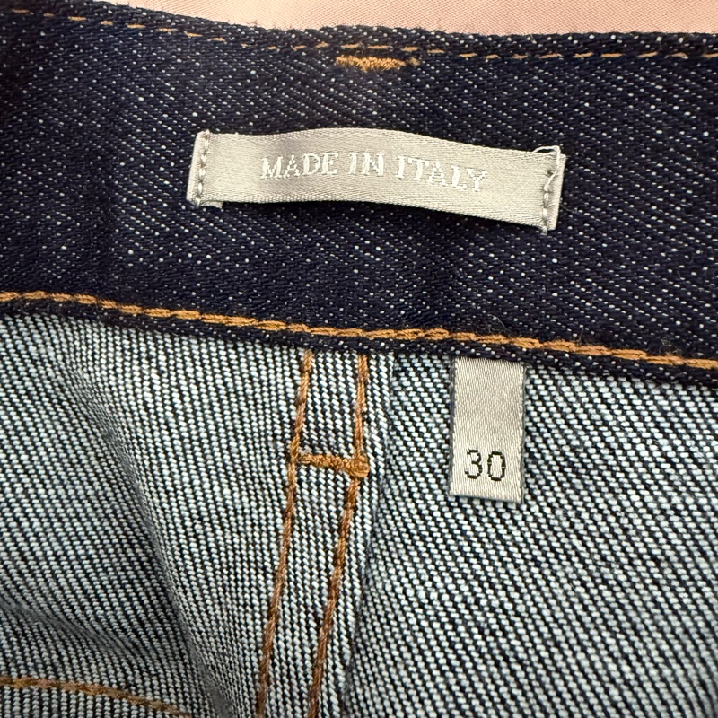 Dior blue oblique slim denim jeans 30 牛仔褲-4