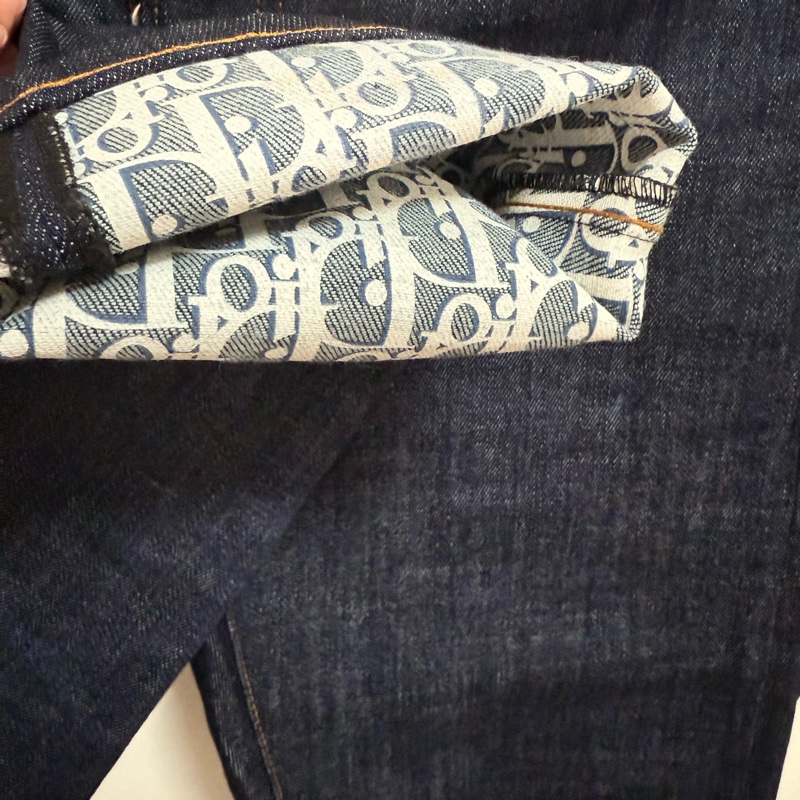 Dior blue oblique slim denim jeans 30 牛仔褲-7