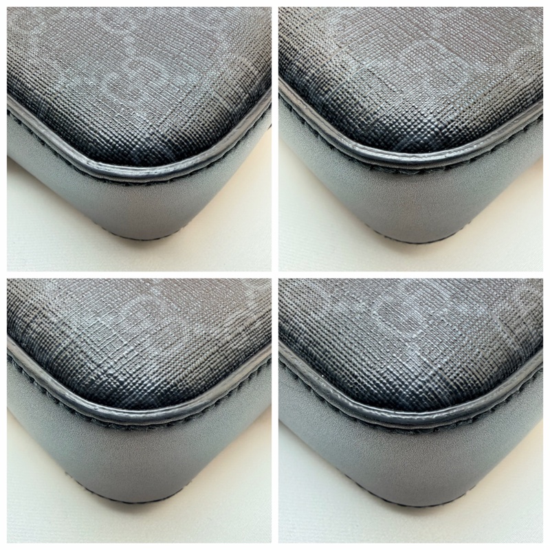 gucci 598103 黑SUPREME郵差包-7