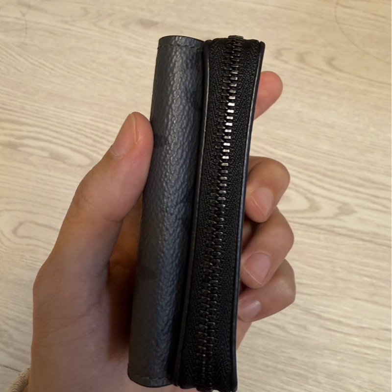 LV 經典老花 男士短夾+零錢包-12