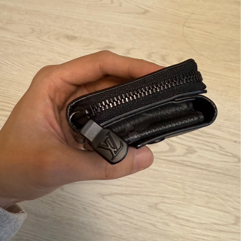 LV 經典老花 男士短夾+零錢包-14