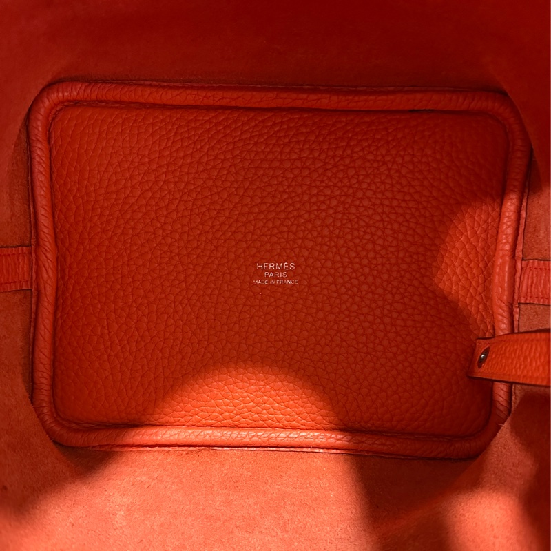 HERMÈS Picotin 菜籃子 MM 大地橘色 C刻-4