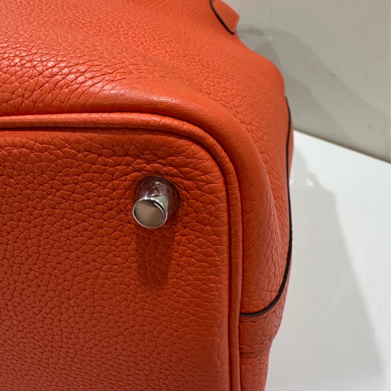 HERMÈS Picotin 菜籃子 MM 大地橘色 C刻-10