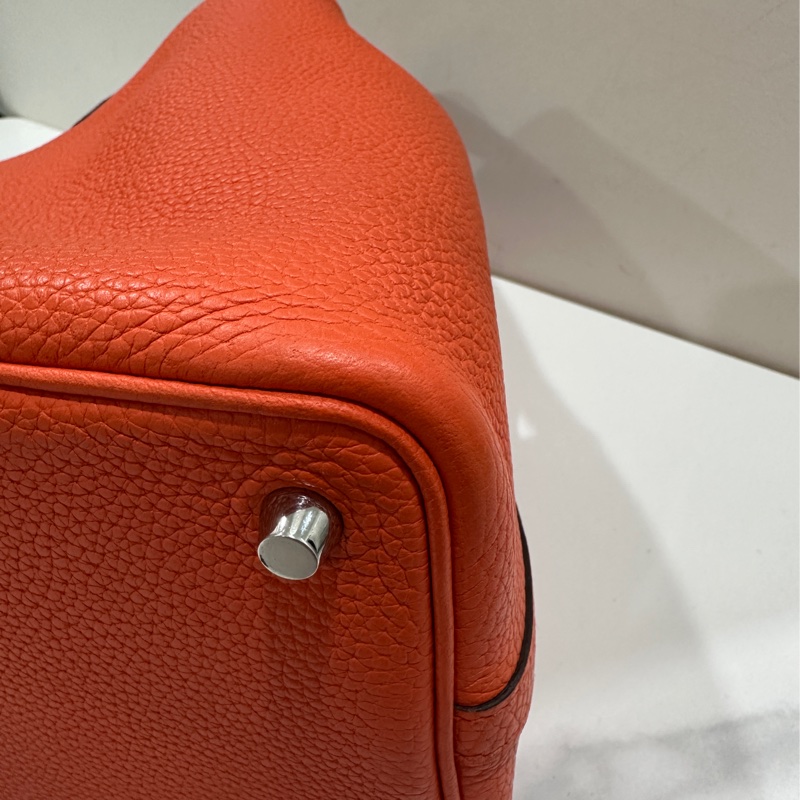 HERMÈS Picotin 菜籃子 MM 大地橘色 C刻-12