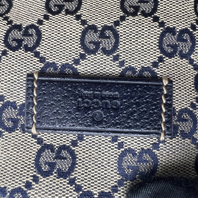 古馳 經典雙 G 老花帆布波士頓包-4