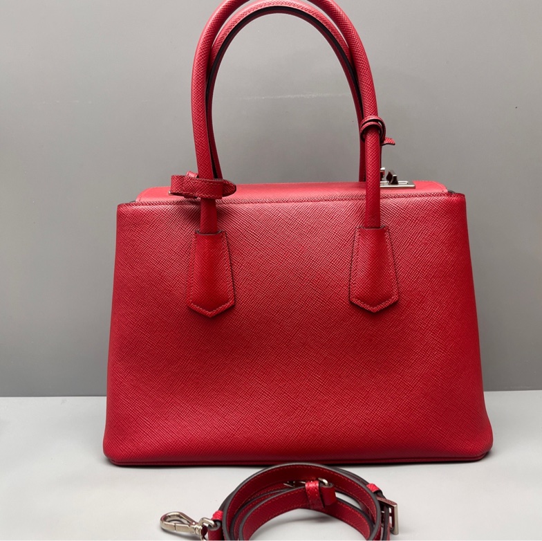 97新Prada 十字紋Double系列托特包 尺寸34*24-9