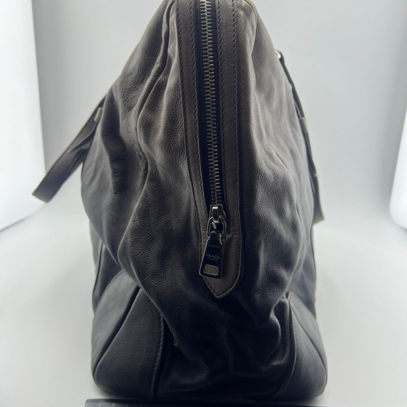 普拉達 做舊漸層皮革托特包-3