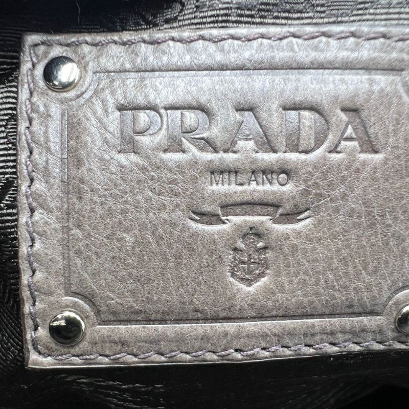 普拉達 做舊漸層皮革托特包-5