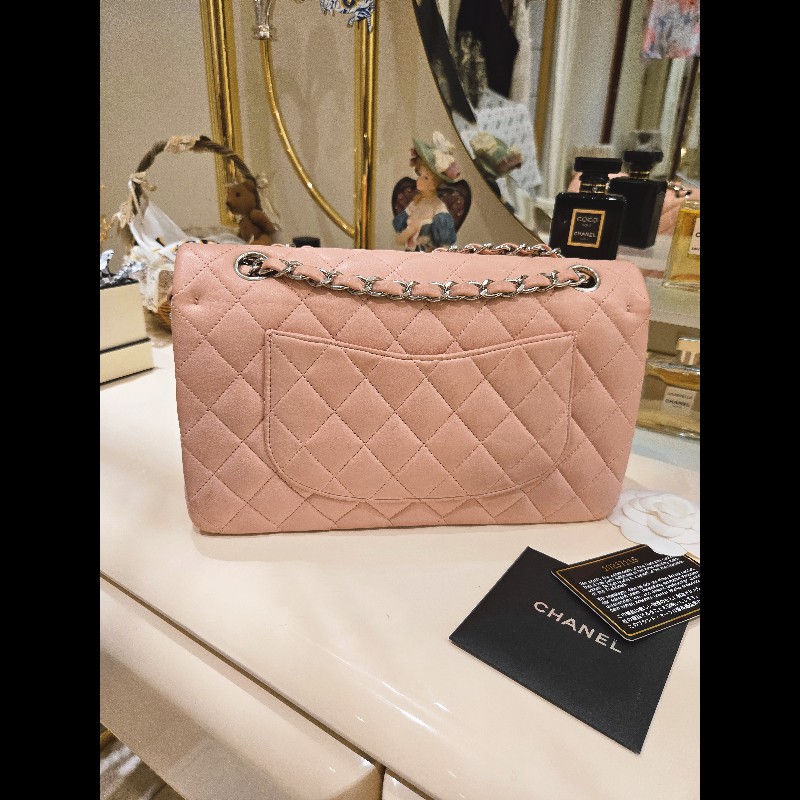 Chanel 香奈兒 粉紅經典2.55 Cf 翻蓋包-2