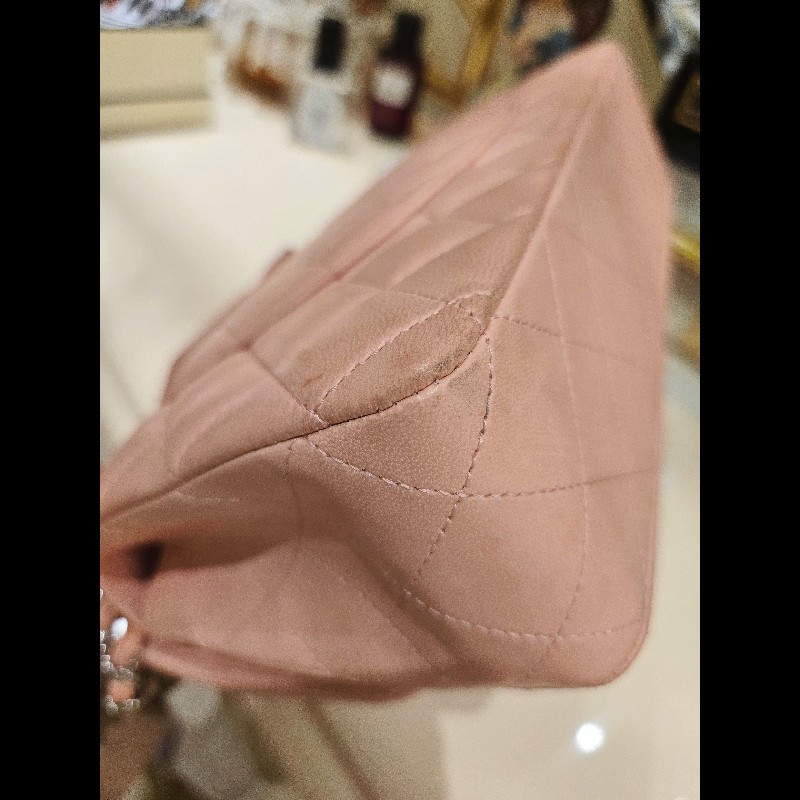 Chanel 香奈兒 粉紅經典2.55 Cf 翻蓋包-21