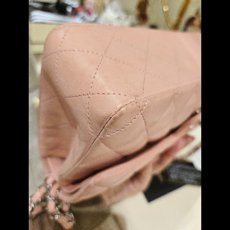 Chanel 香奈兒 粉紅經典2.55 Cf 翻蓋包-8