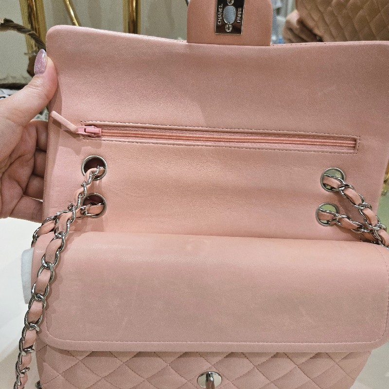 Chanel 香奈兒 粉紅經典2.55 Cf 翻蓋包-12