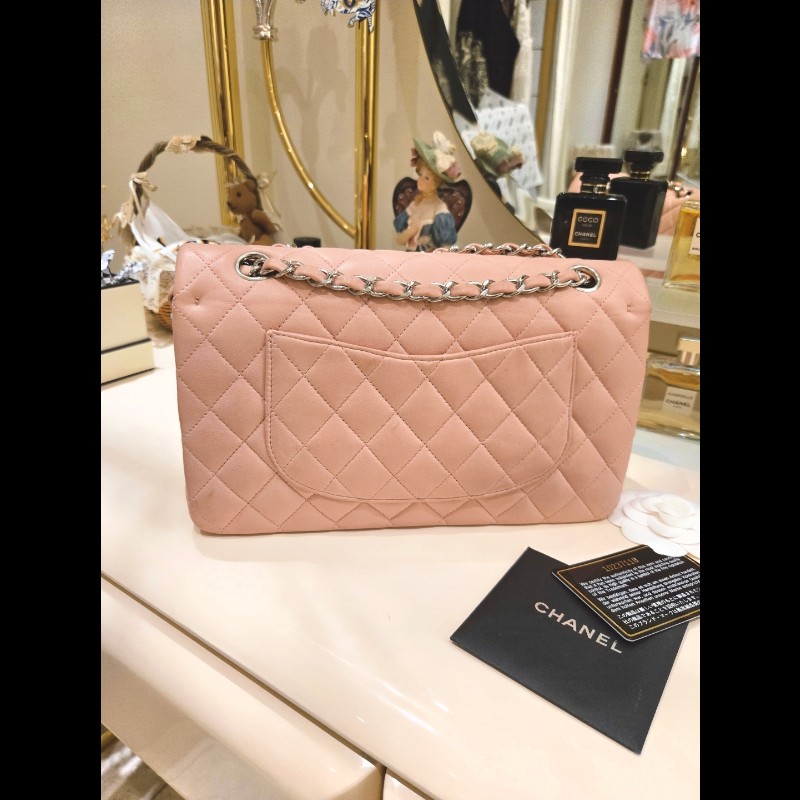 Chanel 香奈兒 粉紅經典2.55 Cf 翻蓋包-2