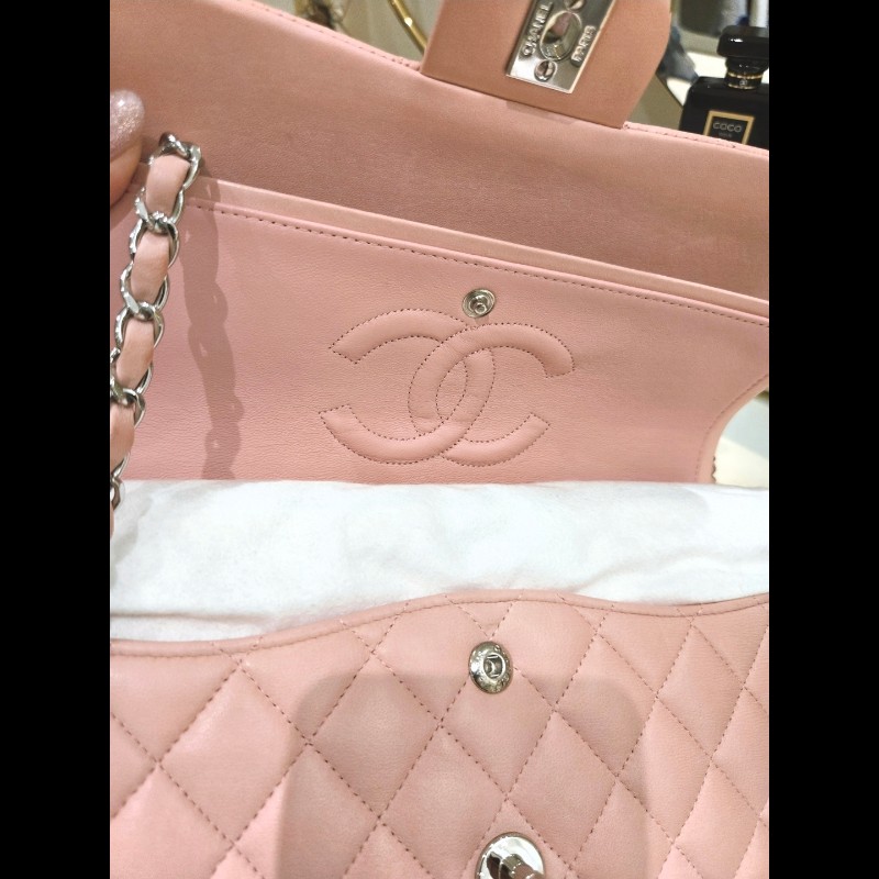 Chanel 香奈兒 粉紅經典2.55 Cf 翻蓋包-3